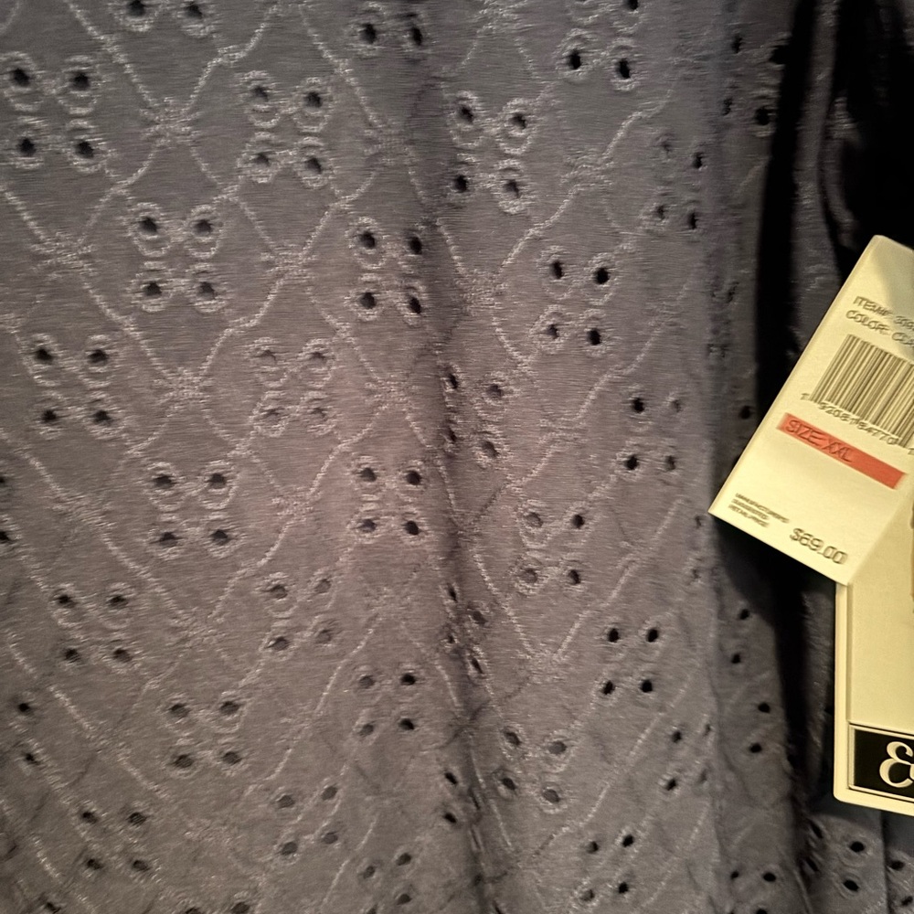 Elegant Navy Blue Women's dress xxl - Picture 3 of 5
